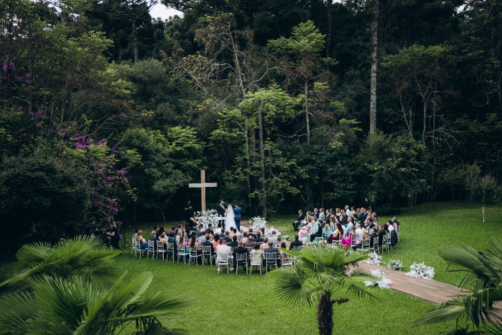 Cerimônia ao ar livre na Chácara do Cris — foto 16
